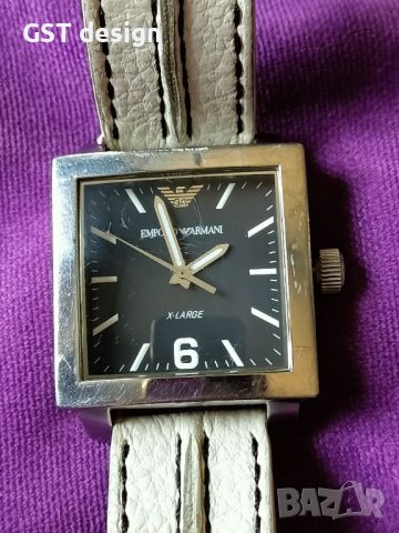 Мъжки Emporio Armani Часовник Оригинал Large Голяма Каса Масивен, снимка 2 - Мъжки - 46145678