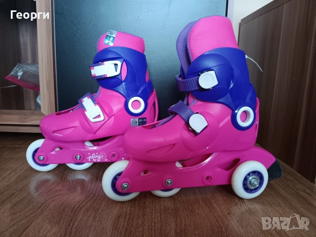 детски ролери,каска и наколенки, снимка 2 - Детски комплекти - 53663776