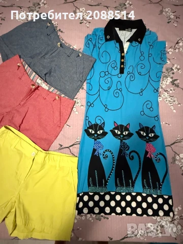 Рокля и 3 чифта къси панталонки, снимка 3 - Рокли - 51424158