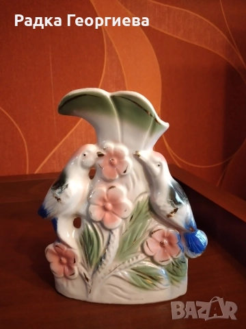 Ваза с птици