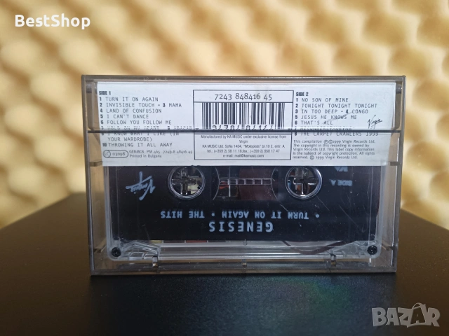 Genesis - Turn it on again, снимка 2 - Аудио касети - 53337454