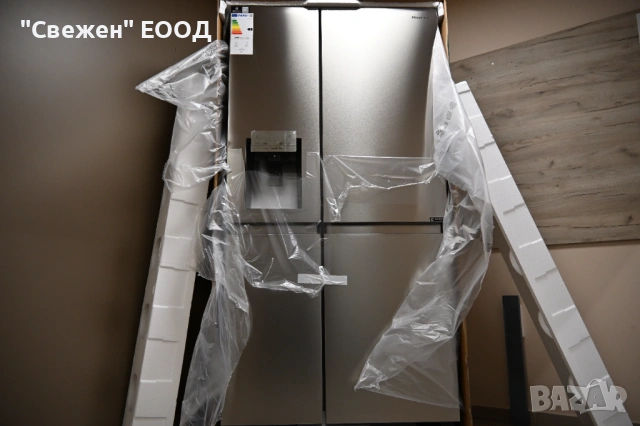 Хладилник Side by Side HISENSE RS818N4TIE Total No-Frost, Metal Tech Cooling