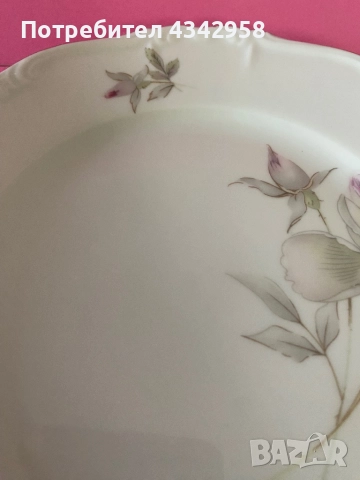 Edelstein.Maria Theresia.1960-1970г.Порцеланова чиния., снимка 3 - Антикварни и старинни предмети - 52536017