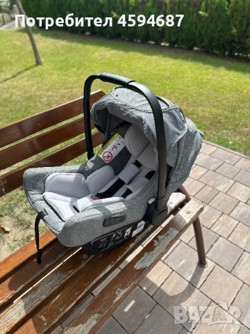 детска кошница за кола Bugaboo Turtle Air by Nuna GREY, снимка 1