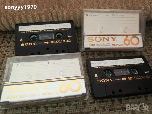 SONY-JAPAN TAPE METALLIC 60 1612241519, снимка 9 - Аудио касети - 48366997