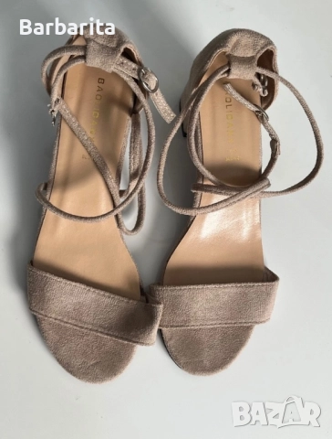 Велурени сандали номер 38, снимка 3 - Сандали - 51891852