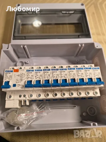 Електрическо табло, Оборудвано