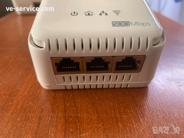 Devolo Powerline dLAN 550 WiFi Kit, снимка 11 - Мрежови адаптери - 46680565