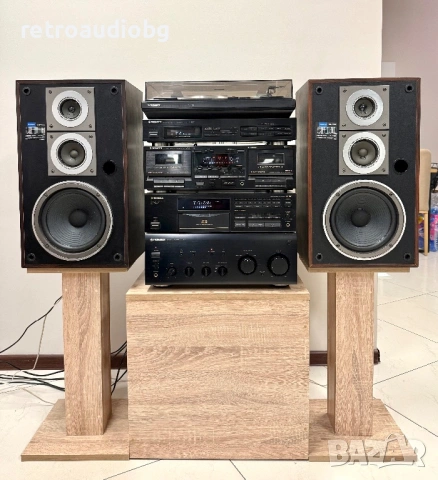 🔊Ретро аудио система сет PIONEER - усилвател, CD плеър, двукасетъчен дек, тунер, грамофон и колони, снимка 2 - Аудиосистеми - 53087188