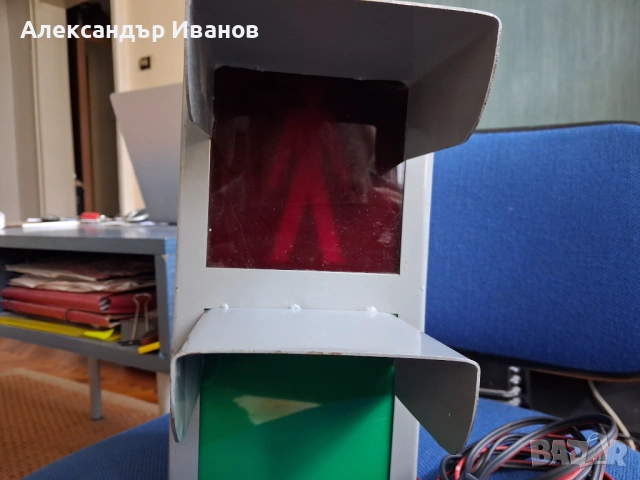 Стар метален светофар играчка, снимка 3 - Антикварни и старинни предмети - 54235830