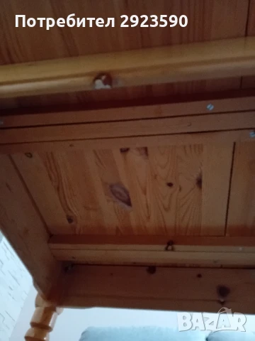 Дървена разтегателна трапезна маса, снимка 4 - Маси - 50800818