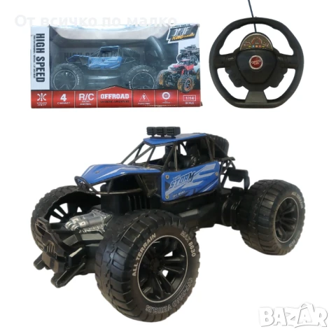 ✨Джип OFFROAD с дистанционно управление – волан и GRAVITY SENSOR