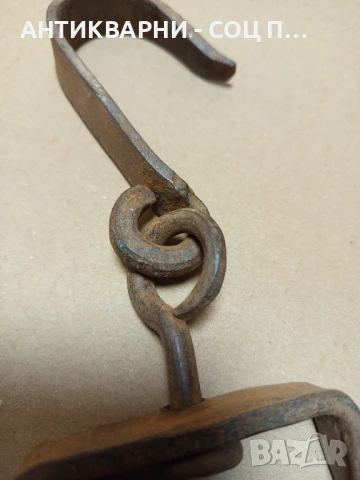 Соц Стар Малък Ръчно Кован Ченгел За Дране., снимка 7 - Антикварни и старинни предмети - 50913561