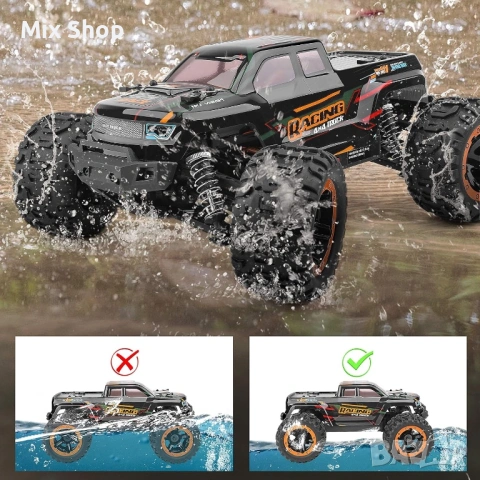 Нова HAIBOXING 4X4 Race Truck с дистанционно управление, снимка 3 - Друга електроника - 53946149