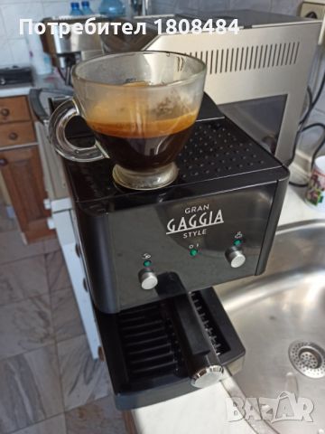 Кафемашина Гаджия с ръкохватка с крема диск, работи отлично и прави хубаво кафе с каймак , снимка 3 - Кафемашини - 46114970