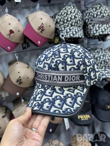 шапки с козирка prada fendi christian dior burberry , снимка 9 - Шапки - 51352804