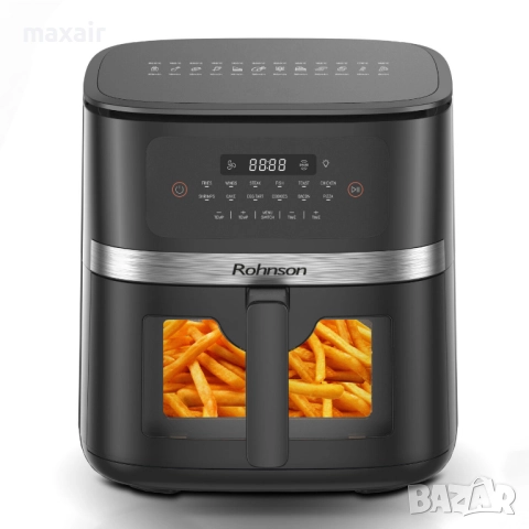 Фритюрник Airfryer Rohnson R-2867 * Гаранция 2 години, снимка 4 - Фритюрници - 51987913