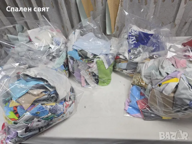 Остатъчни изрезки от Ранфорс - Подходящи за пачуърк, снимка 3 - Платове и дамаски - 49609768