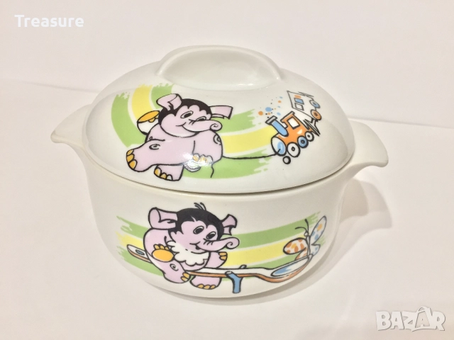 Порцеланов супник Диамант - Разград, детски мотив