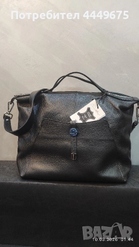 Нова дамска чанта от естествена телешка кожа, снимка 2 - Чанти - 53775703