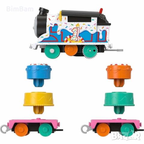 Оригинално моторизирано влакче Thomas & Friends - Wobbly Cake Thomas - Томас / FISHER PRICE, снимка 3 - Влакчета, самолети, хеликоптери - 45809286