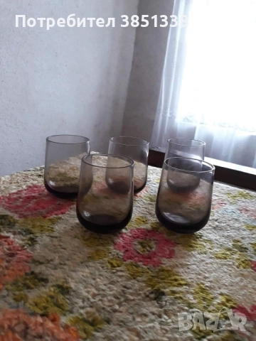 Витринни чаши и алуминиев чайник, снимка 3 - Чаши - 51610325