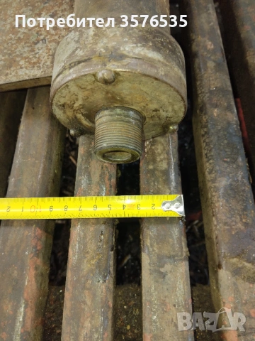 Масивен шпиндел с патронник 125 мм и КЛЮЧ – за струг или шмиргел, снимка 6 - Стругове - 53751883