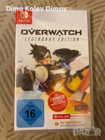 Overwatch Nintendo Switch. Запечатана!