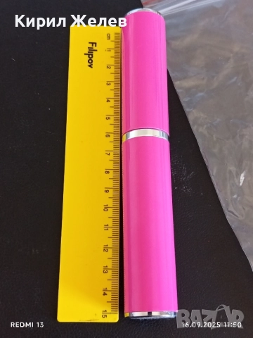 Розов флакон метален за парфюми, тоалетна вода 49513, снимка 3 - Дамски парфюми - 51730632