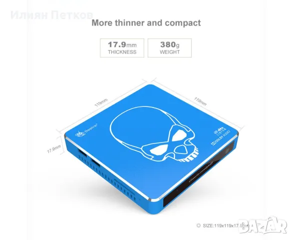 Beelink GT King PRO Android 9, 4/64 Gb, 4K60p, Lan 1Gb, 5G WiFi, Bt 4.2, USB 3.0, снимка 6 - Плейъри, домашно кино, прожектори - 48117214