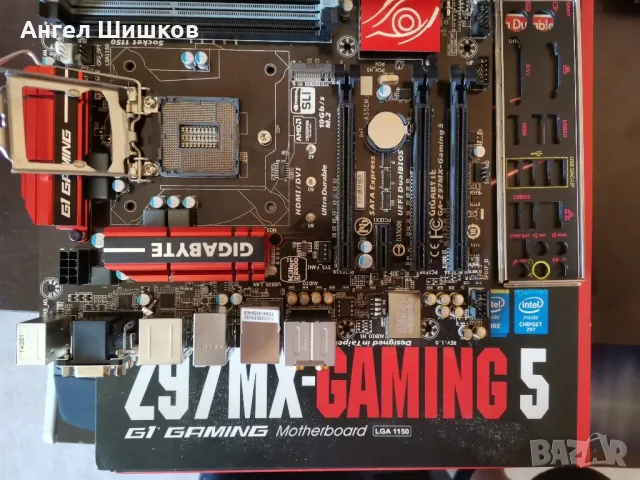 Дънна платка Z97 Gigabyte Z97MX GAMING 5 Socket 1150, снимка 1 - Дънни платки - 47329029