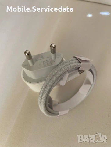 Оригинален комплект зарядно Apple Айфон (Iphone) 15/16/17 USB-C, снимка 3 - Оригинални зарядни - 53385829