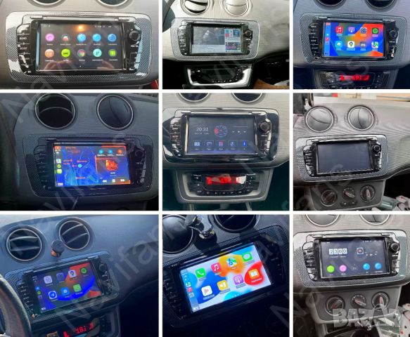 Мултимедия, за Seat Ibiza, Двоен дин, Навигация, 2 DIN, плеър, екран, Android, CarPlay, Android Auto, снимка 4 - Аксесоари и консумативи - 45899189