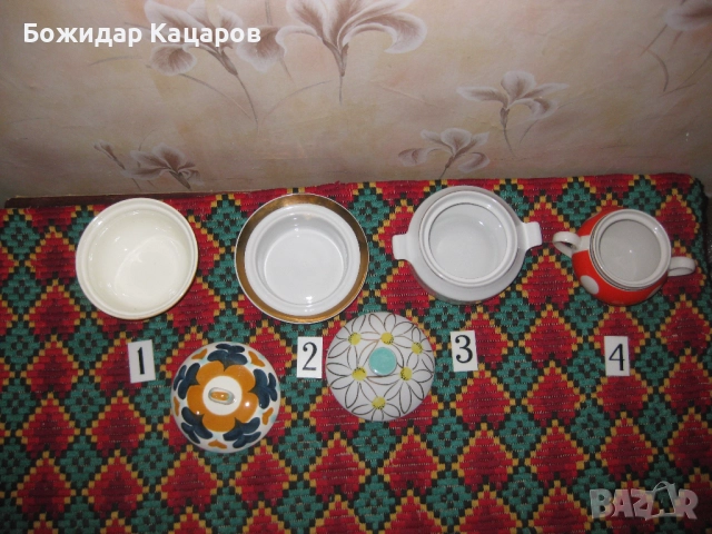 Продавам захарници. Цени С капак - 12лева- 6.13€/ без капак- 6 лева- 3,06€ Пращам по Еконт. За София, снимка 3 - Сервизи - 51496937