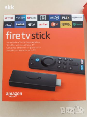 Amazon Fire TV Stick, Full HD, снимка 1 - Плейъри, домашно кино, прожектори - 46478434