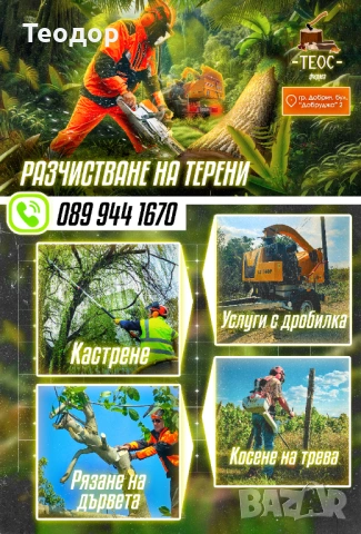 Рязане на опасни дървета и почистване на дворове – Варна, снимка 12 - Хамалски услуги - 53670302