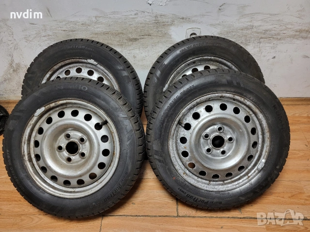 195/60/16C Kumho 9 mm с джанти 16 цола 5х112 зимни гуми форд галакси сеат алхамбра фолцваген шаран, снимка 9 - Гуми и джанти - 54049055