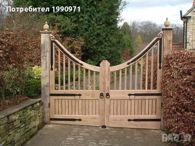 Врати, порти, портали, огради, парапети, беседки от ковано желязо и дърво., снимка 2 - Други - 52489427