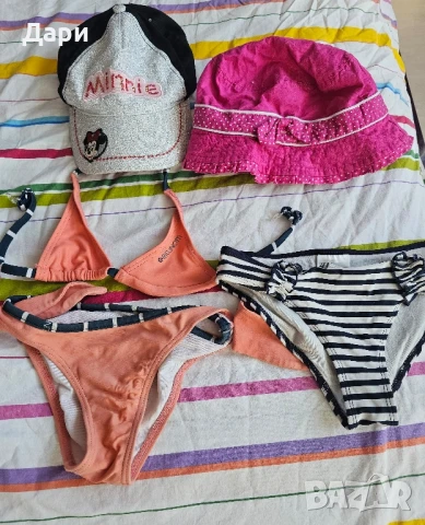 детски лот бански и шапки