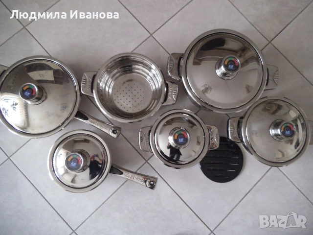 Комплект тенджери Z.P. Home, снимка 2 - Съдове за готвене - 52705332