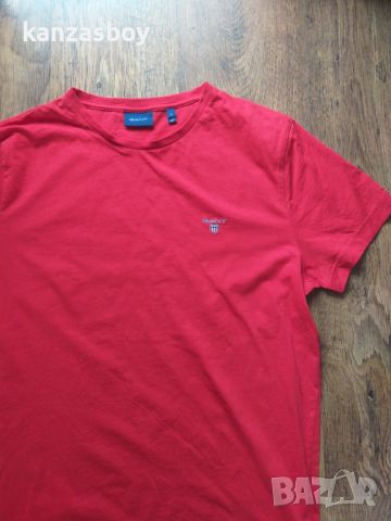 gant - страхотна мъжка тениска КАТО НОВА Л, снимка 5 - Тениски - 45512809