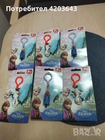 Сет от детски ключодържатели за момичета FROZEN, снимка 1 - Фигурки - 47097556