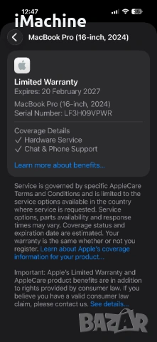 ЧИСТО НОВ MacBook Pro 16" M4 PRO Chip 14-CPU/20-GPU/48GB RAM/512GB SSD, снимка 11 - Лаптопи за работа - 53972637