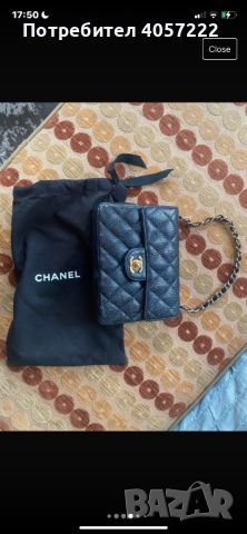 Chanel Mini Caviar discontinued чанта, снимка 7 - Чанти - 45158483
