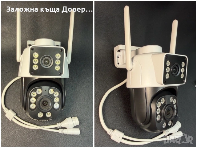 WiFi  Двойна Камера LYLU  12 mpx 2026 последен модел безжична kamera, снимка 2 - IP камери - 53658744
