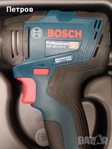 Акумулаторен Гайковерт Bosch GDX 18V-210C, снимка 2 - Други инструменти - 45838584