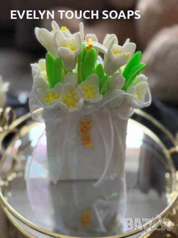 🌸✨ Букети от сапун като малки шедьоври! ✨🌸2, снимка 4 - Козметика за тяло - 53360845