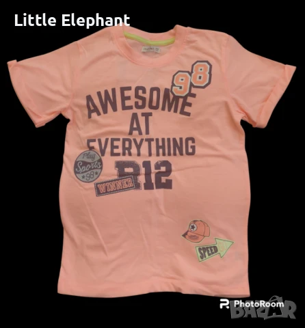 Тениска за момченце на 9-10 г,неоново бебешко розово,колекция"Sporty"/,Англия/нова