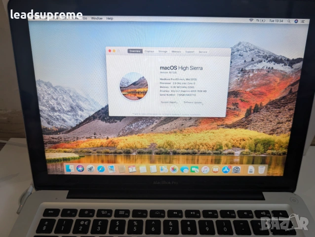 MacBook Pro 13 2012 i5 8gb 128gb ssd , снимка 5 - Лаптопи за дома - 54121761