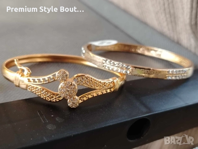 комплект гривни от медицинска стомана 